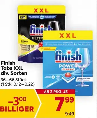 Billa Finish Tabs XXL Angebot