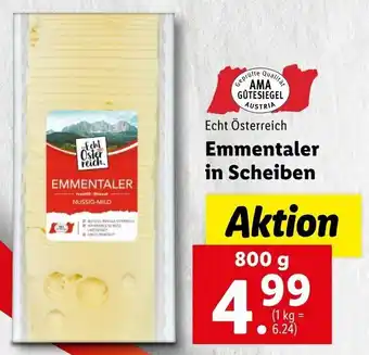 Lidl Emmentaler In Scheiben 800g Angebot