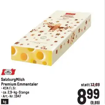 Metro SalzburgMilch Premium Emmentaler Angebot