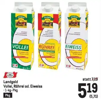 Metro Landgold Vollei, Rührei od. Eiweiss Angebot