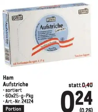 Metro Ham Aufstriche Angebot