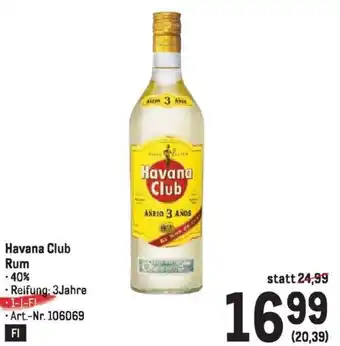 Metro Havana Club Rum Angebot