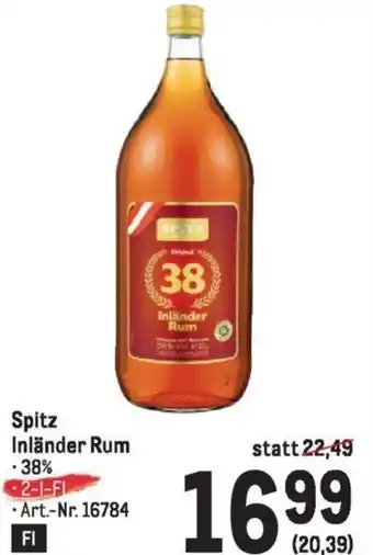 Metro Spitz Inländer Rum Angebot