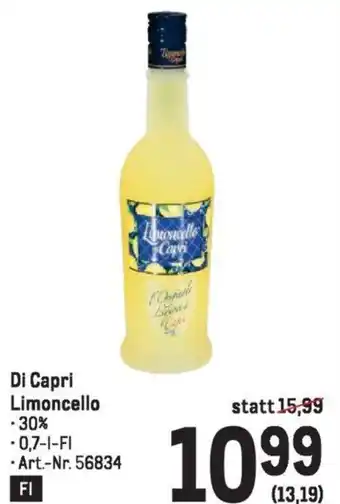 Metro Di Capri Limoncello Angebot