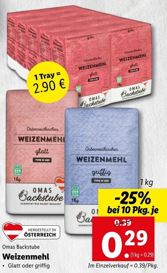Lidl Weizenmehl 1 kg Angebot