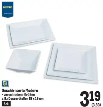 Metro Geschirrserie Modern Angebot