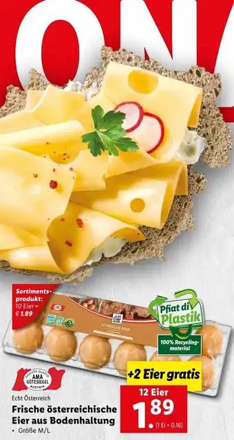 Lidl Frische Österreichische Eier Aus Bodenhaltung Angebot