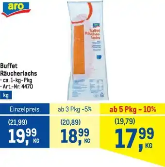 Metro Buffet Räucher lachs Angebot