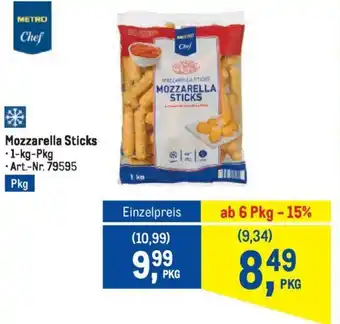 Metro MOZZARELLA STICKS Angebot