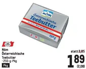 Metro Nöm Österreichische Teebutter Angebot