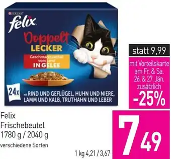 Sutterlüty Felix Frischebeutel 1780 g/2040 g Angebot