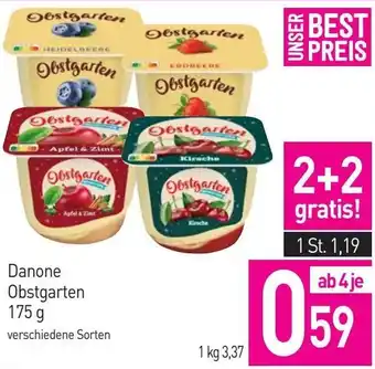 Sutterlüty Danone Obstgarten 175 g Angebot