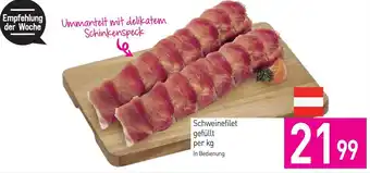 Sutterlüty Schweinefilet gefüllt per kg Angebot