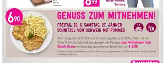 Sutterlüty SCHNITZEL VOM SCHWEIN MIT POMMES Angebot