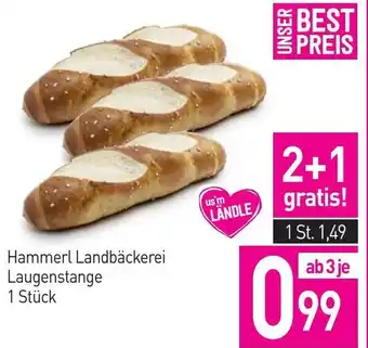 Sutterlüty Hammerl Landbäckerei Laugenstange 1 Stück Angebot