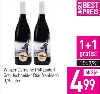 Sutterlüty Winzer Domaine Pöttelsdorf Schilfschneider Blaufränkisch 0,75 Liter Angebot