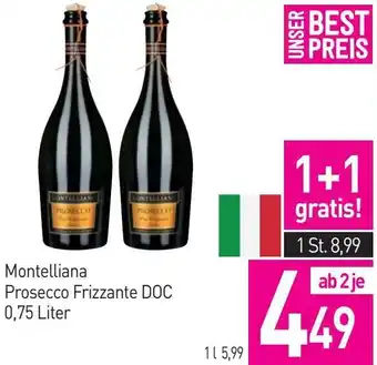 Sutterlüty Montelliana Prosecco Frizzante DOC 0,75 Liter Angebot