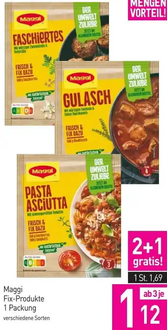 Sutterlüty Maggi Fix-Produkte 1 Packung Angebot