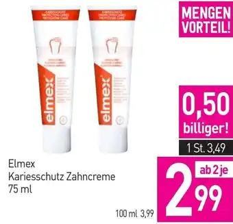 Sutterlüty Elmex Kariesschutz Zahncreme 75 ml Angebot