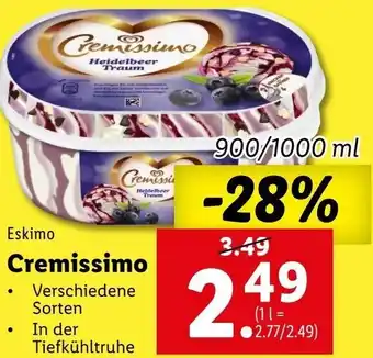 Lidl Cremissimo 900/1000ml Angebot