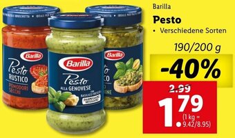 Lidl Pesto 190/200g Angebot