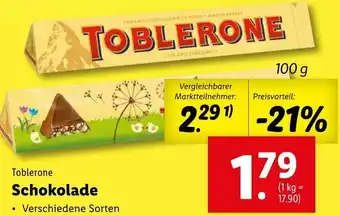 Lidl Schokolade 100g Angebot