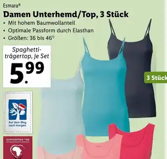 Lidl Damen Unterhemd/Top Angebot