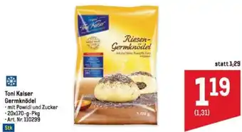 Metro Toni Kaiser Germknödel Angebot