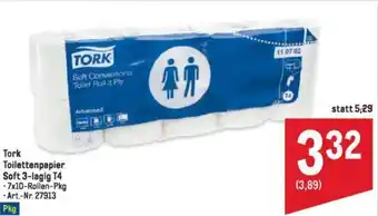 Metro Tork Toilettenpapier Soft 3-lagig Angebot