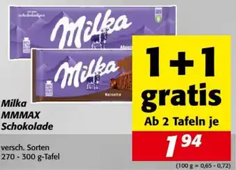 Nah&Frisch Milka MMMAX Schokolade Angebot