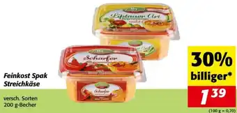 Nah&Frisch Feinkost Spak Streichkäse 200g Angebot