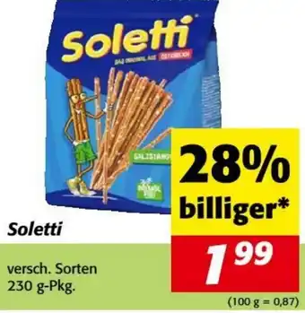 Nah&Frisch Soletti versch. Sorten 230 g-Pkg. Angebot