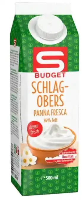 Spar Schlagobers Angebot