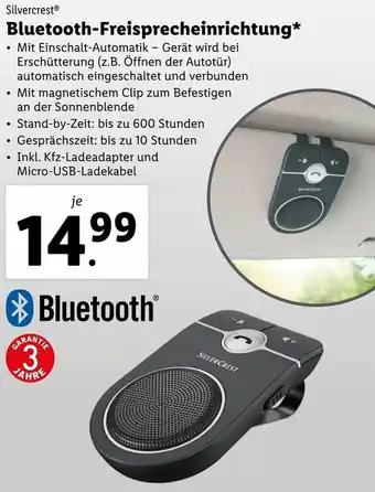 Lidl Bluetooth-Freisprecheinrichtung Angebot