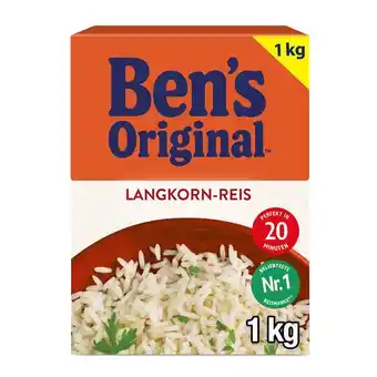 Billa Ben's Original Spitzenlangkorn-Reis, 10 Minuten, im Kochbeutel od. 20 Minuten BILLA 1 Kilogramm 1 Packung Angebot
