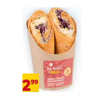 Billa Billa Bali Brunch Wrap Chicken & Cheddar BILLA 1 Packung Angebot