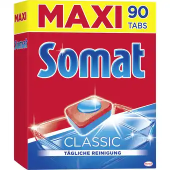 Metro Somat Geschirrreiniger Tabs Classic Maxipack, Preisangabe ohne MwSt. (Preis inkl. MwSt. 11,72 €), METRO 90 Stück 1 Packung Angebot