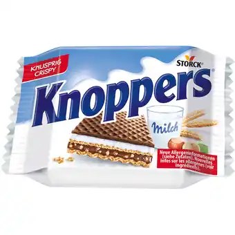 Metro Knoppers Milch-Haselnuss-Schnitte div. Sorten, Preisangabe ohne MwSt. (Preis inkl. MwSt. 0,29 €), METRO 1 Stück Angebot