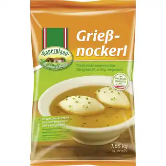 Metro Bauernland Grießnockerl, Preisangabe ohne MwSt. (Preis inkl. MwSt. 0,23 €), METRO 1 Stück Angebot