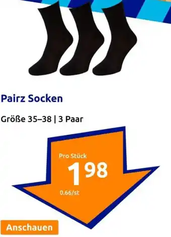 Action Pairz Socken Angebot