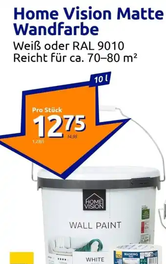 Action Home Vision Matte Wandfarbe Angebot
