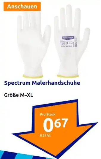 Action Spectrum Malerhandschuhe Angebot