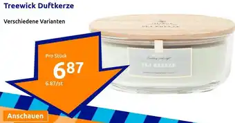 Action Treewick Duftkerze Angebot