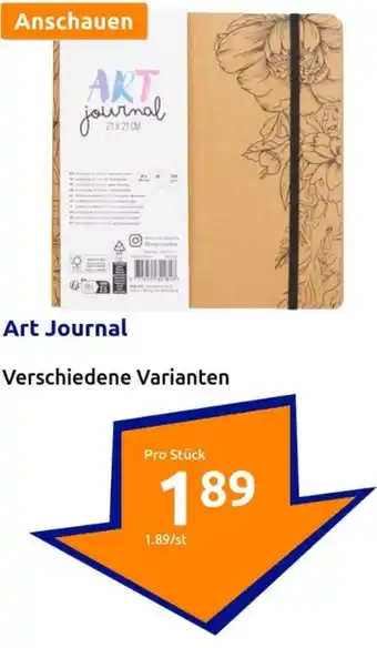 Action Art Journal Angebot