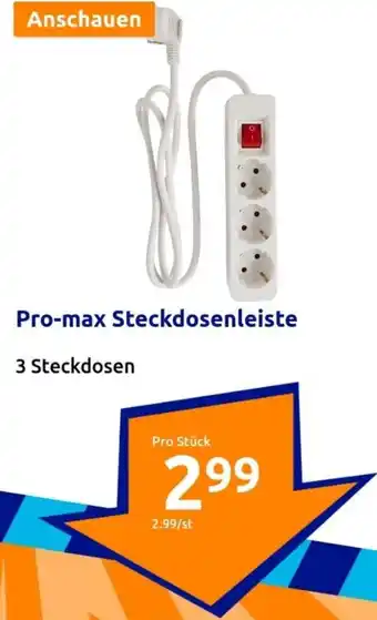 Action Pro-max Steckdosenleiste Angebot