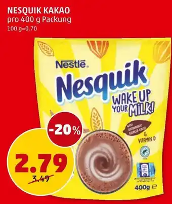 PENNY NESQUIK KAKAO pro 400 g Angebot