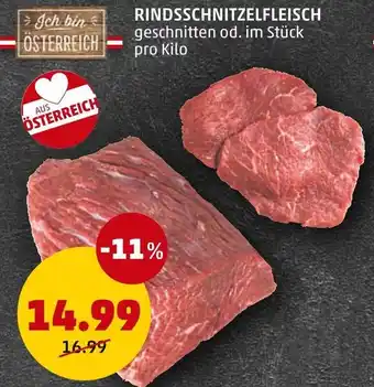 PENNY RINDSSCHNITZELFLEISCH Angebot