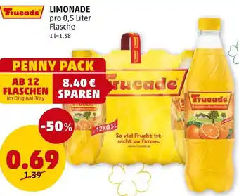 PENNY LIMONADE pro 0,5 Liter Flasche Angebot