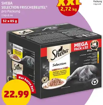 PENNY SHEBA SELECTION FRISCHEBEUTEL Angebot