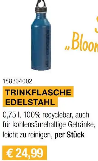 TRINKFLASCHE EDELSTAHL